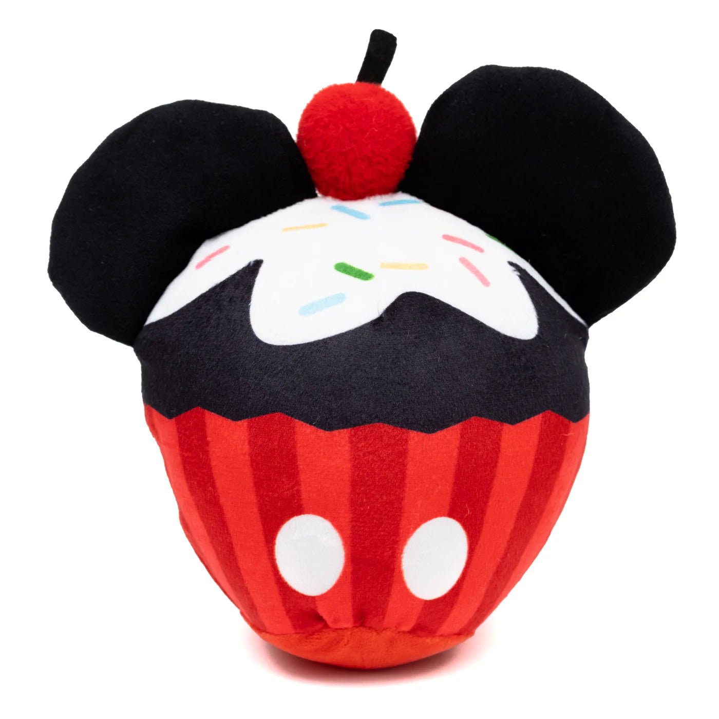 Buckle Down - Dog Toy Squeaker Plush Mickey Mouse Cupcake