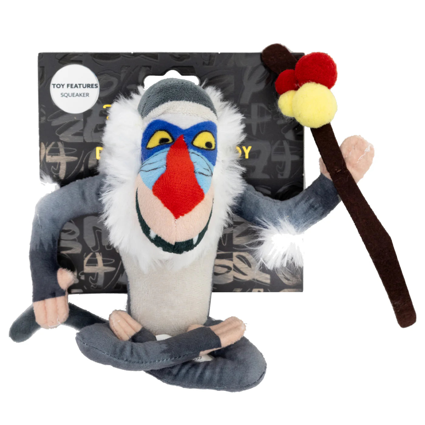 Buckle Down - Dog Toy Squeaker Plush The Lion King Rafiki