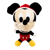 Buckle Down - Dog Toy Squeaker Plush Mickey Mouse Santa Hat