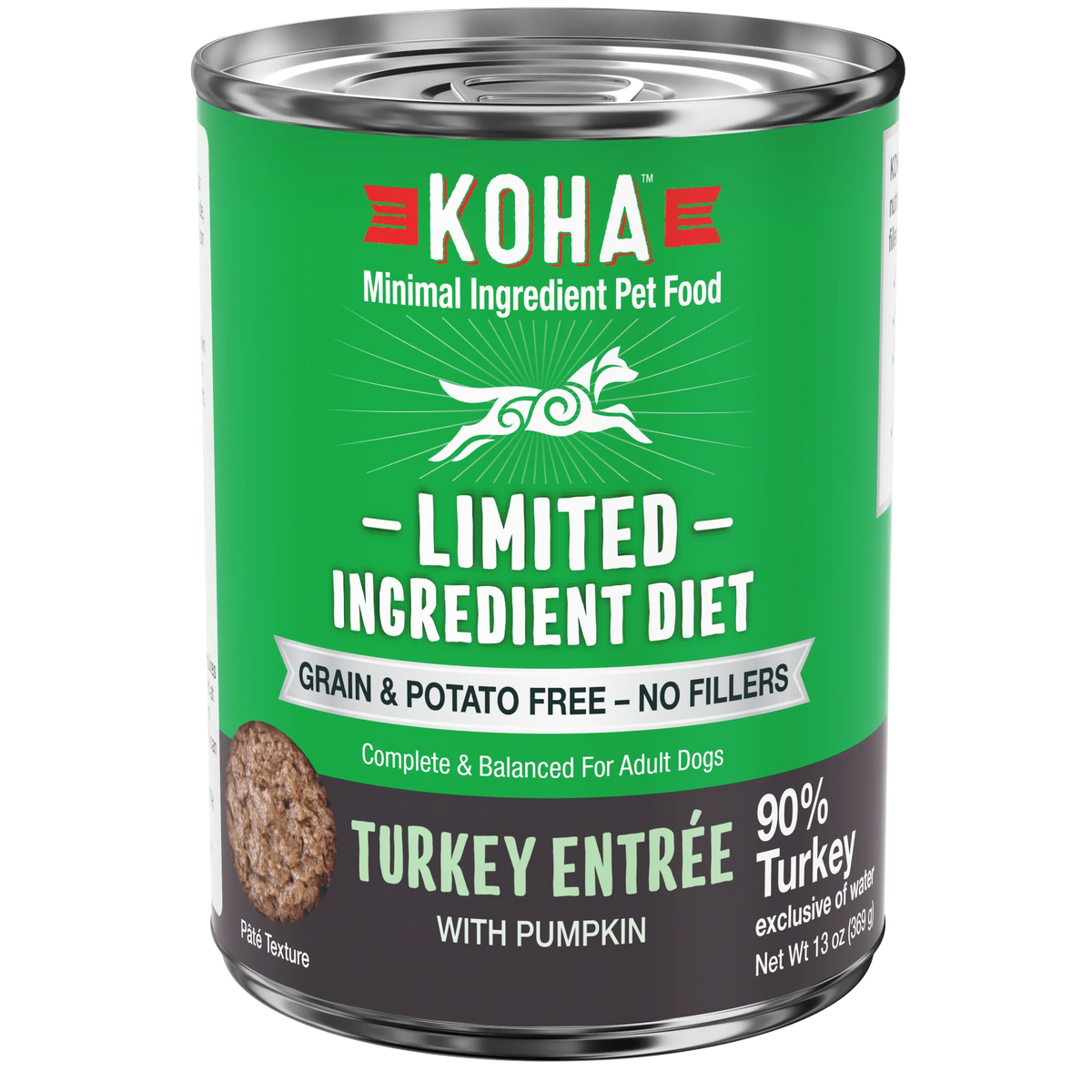 KOHA - Limited Ingredient Diet -  Turkey Entree for Dogs