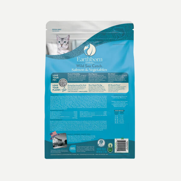 Earthborn Holistic - Holistic Wild Sea Catch Indoor	Grain Free Dry Cat Food