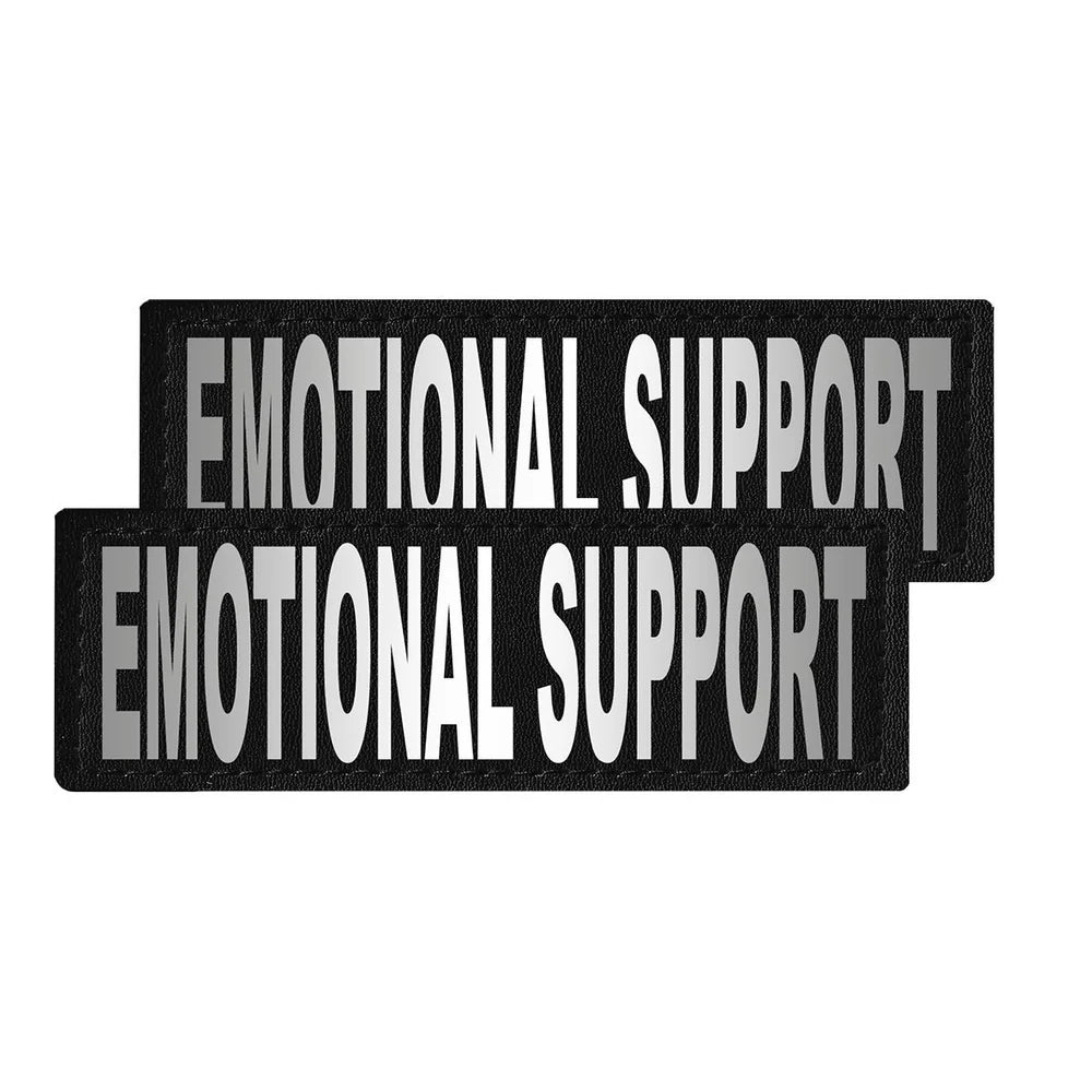 Patches Velcro - EMOTIONAL SUPPORT - 2 Pack