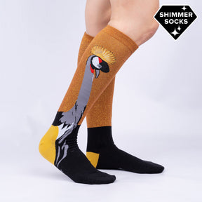 Sock It To Me - Crowned Crane Knee High