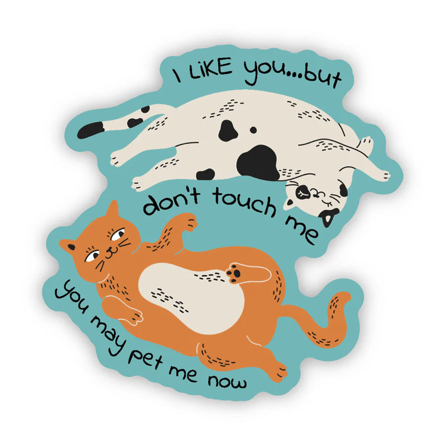 Sticker Vinyl Feisty Fickle Cats