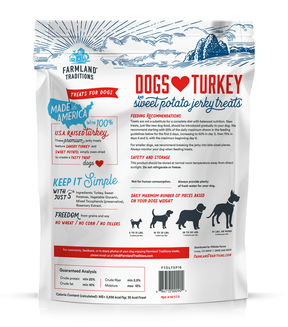 Jerky Treats Dogs Love Turkey & Sweet Potato Treats for Dogs