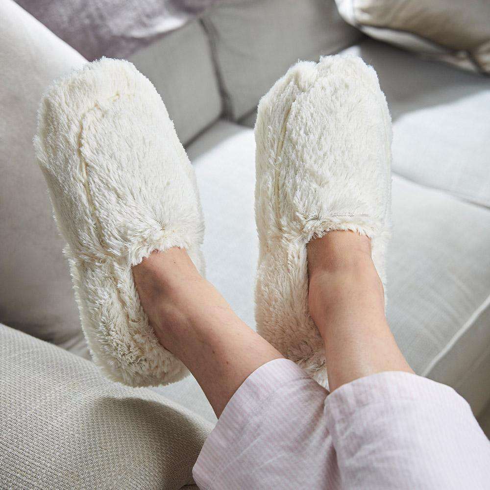 Warmies Slippers Cream