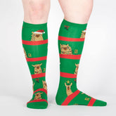 Sock It To Me -   Fa La La Llamas Knee High Socks