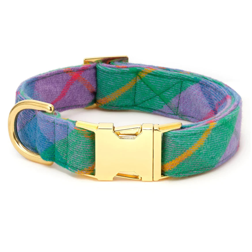 Dog Collar Fable Plaid Flannel