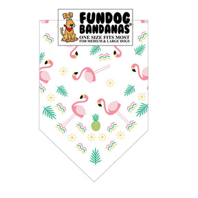 Dog Bandana Flamingos