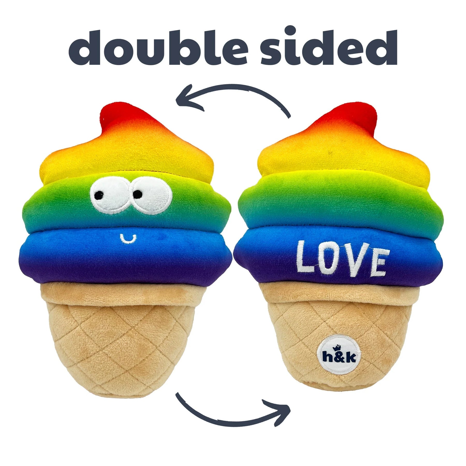 Huxley & Kent - Fro-Yo Pride Cone (DoubleSided) for Dogs