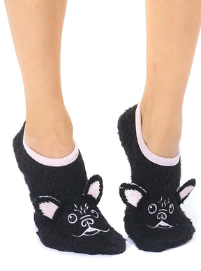 Living Royal - Slipper Socks Fuzzy Frenchie