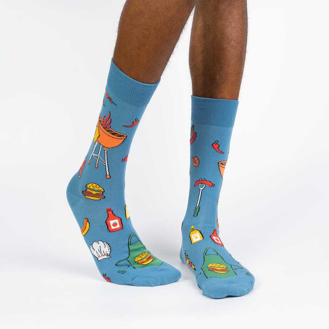 Sock It To Me - Grillin' It Men's Crew Socks