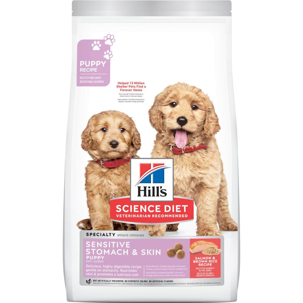 Hill's Science Diet - Puppy Sensitive Stomach & Skin Salmon & Brown Rice Dog Food