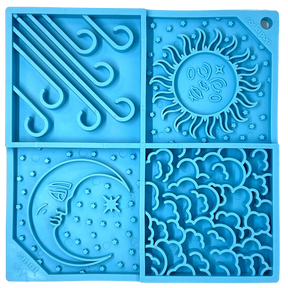 Enrichment Dog Tray Lick Mat - Sky Design