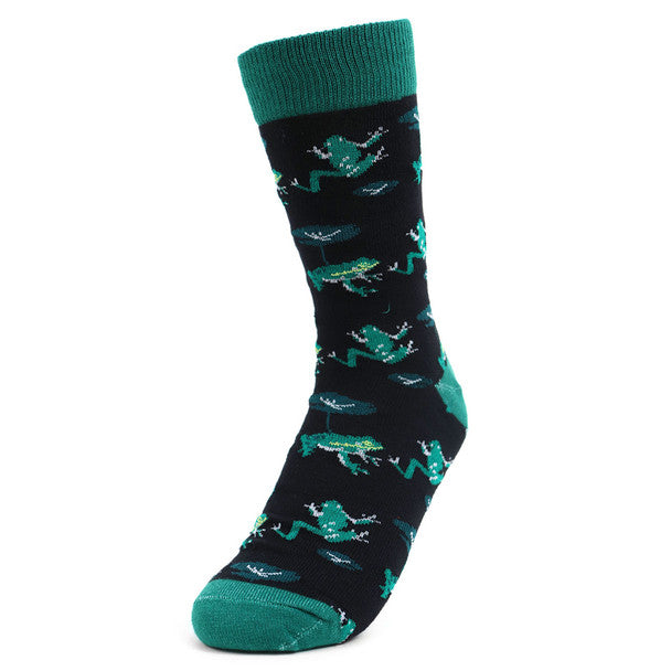 Selini New York - Socks Men's Green Frog