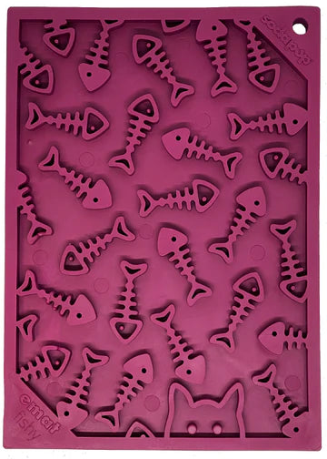 Enrichment Dog Lick Mat - Fishy Design