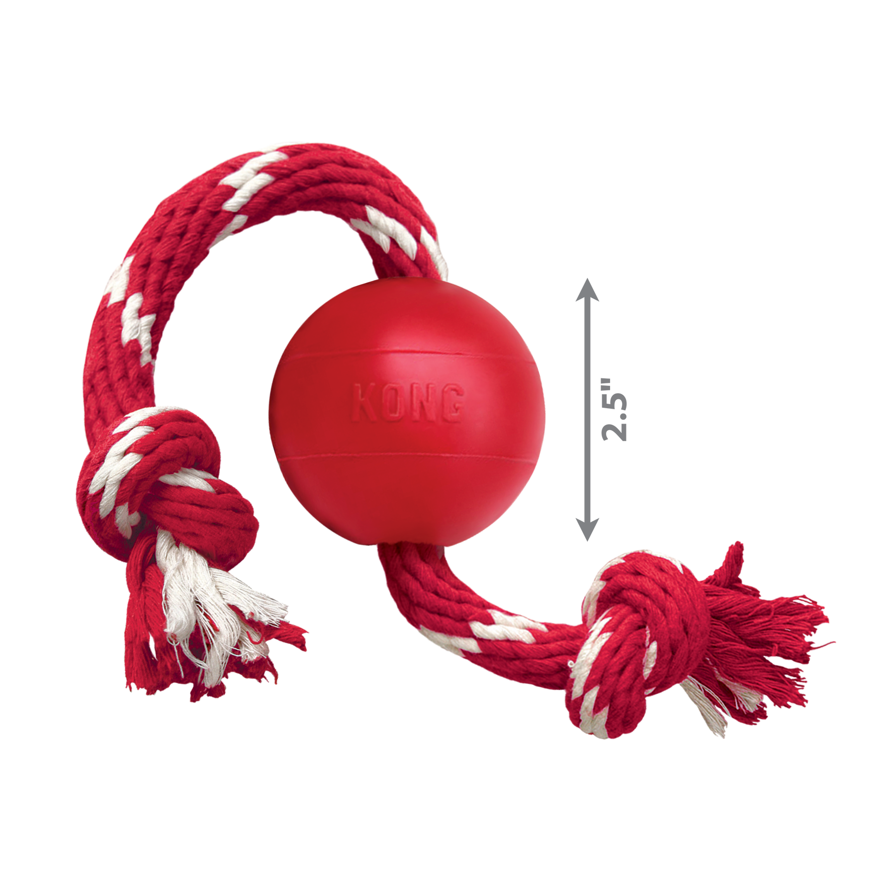 KONG BALL W/ROPE