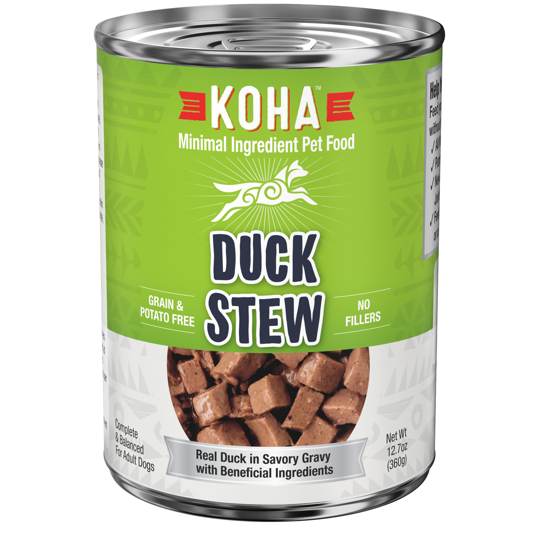 KOHA - Minimal Ingredient - All Breeds, Adult Dog Duck Stew Recipe Canned Dog Food