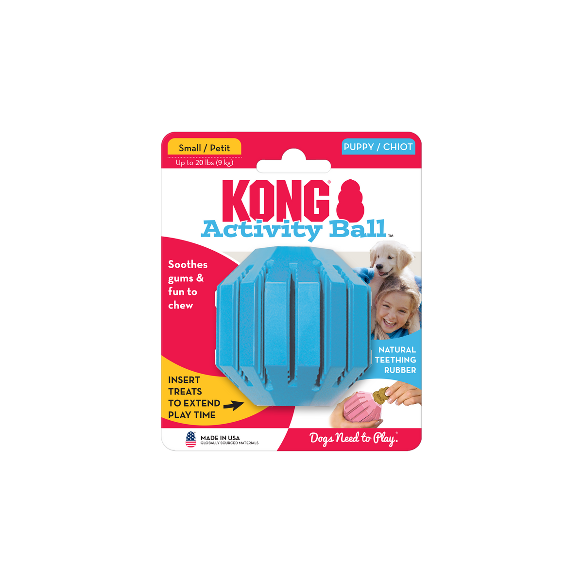 KONG PUPPY ACTIVITY BALL