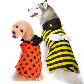 Dogo Pet - Ladybug & Bumblebee Reversible Costume