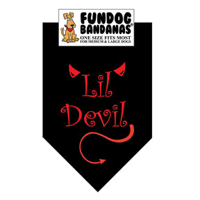 Dog Bandana Lil Devil