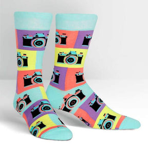 Sock It To Me - Say Cheese! Men's Crew Socks