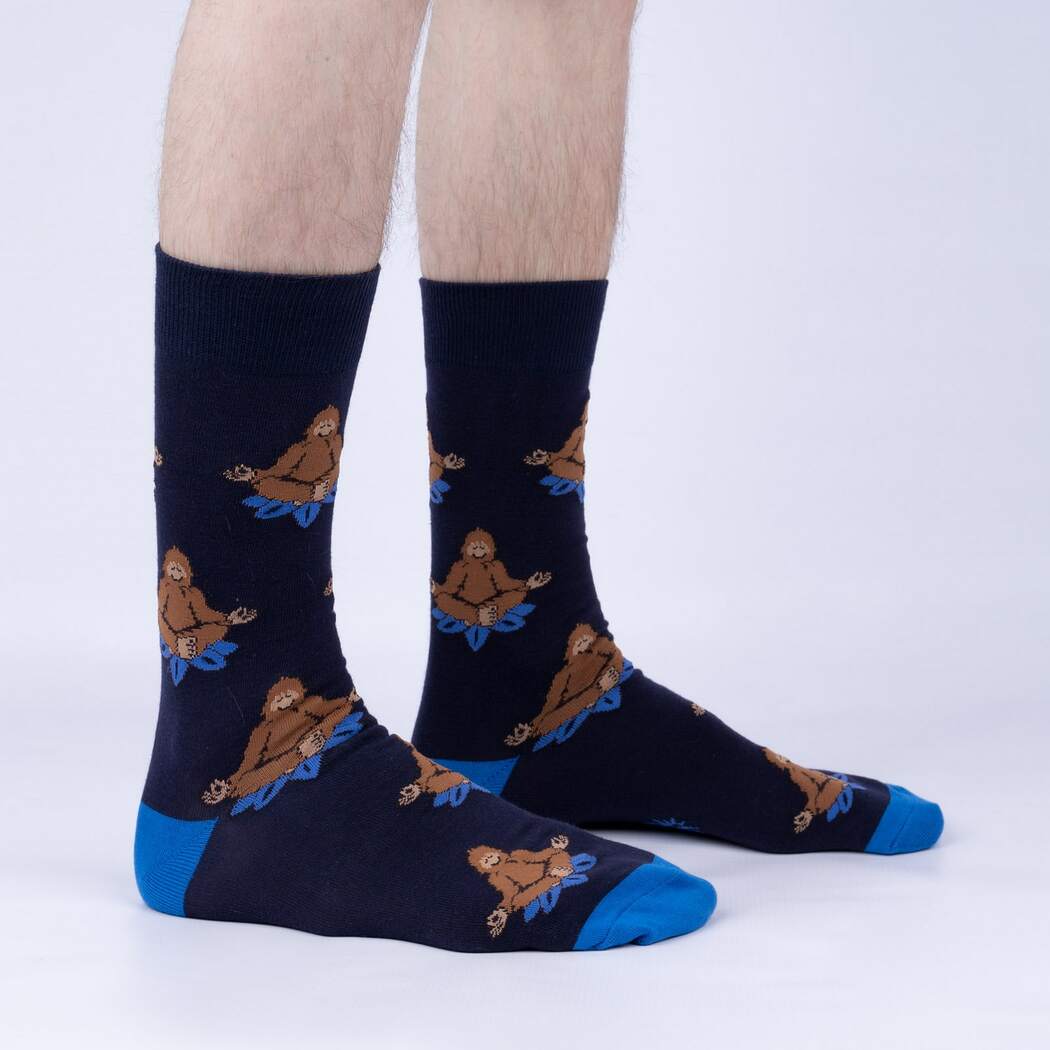 Sock It To Me - Meditating Bigfoot Crew Socks