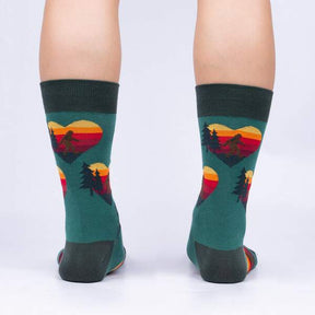 Sock It To Me - Bigfoot, Big Heart Crew Socks