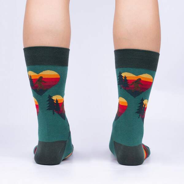 Sock It To Me - Bigfoot, Big Heart Crew Socks