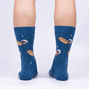 Sock It To Me - Socks Weiner Dogs In Space Men's Crew