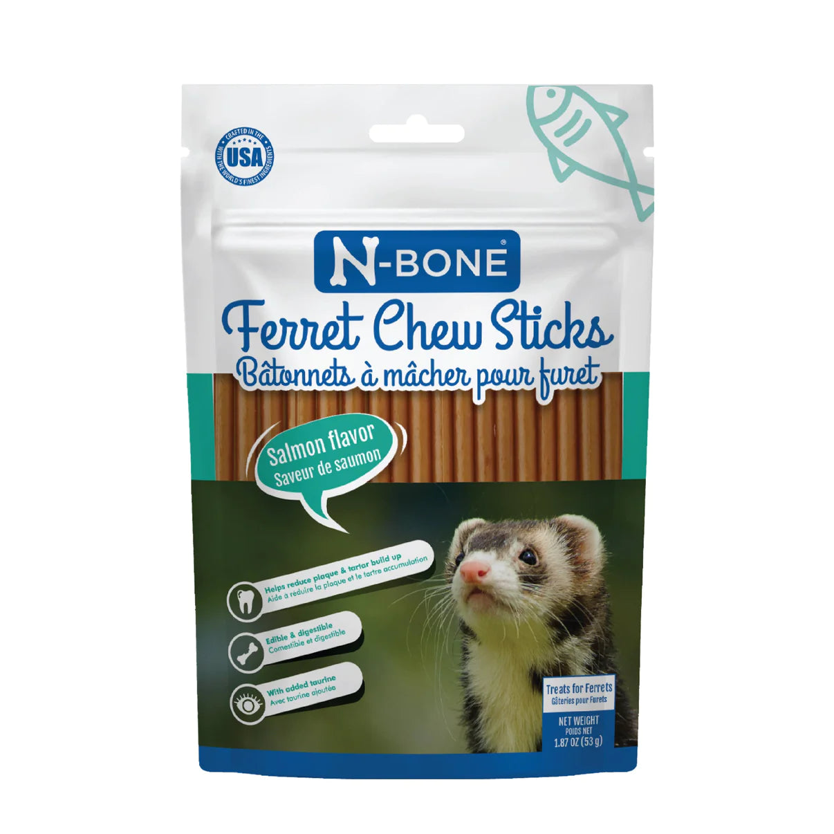 N-Bone Ferret Chew Sticks Salmon