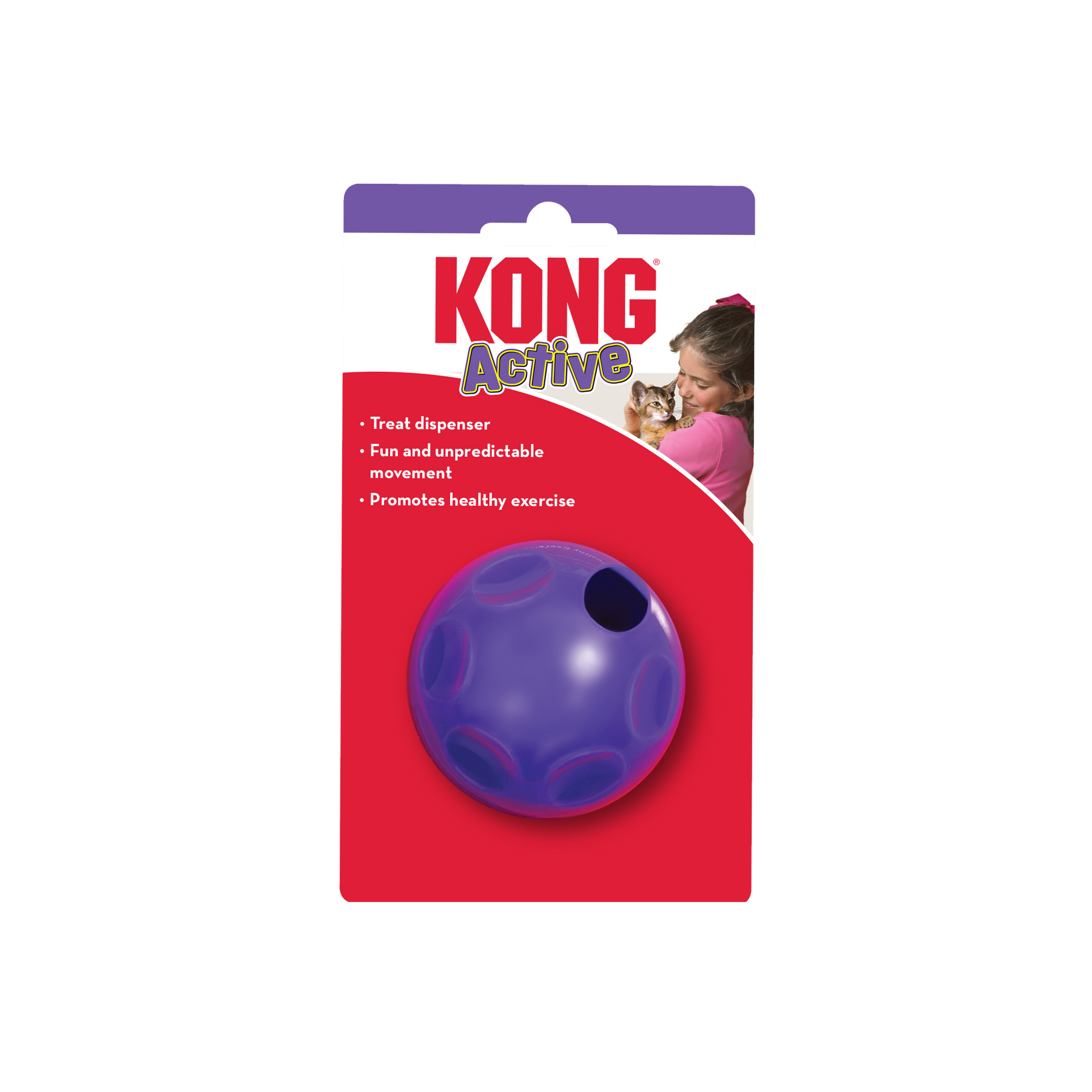 KONG - CAT TREAT DISPENSING BALL