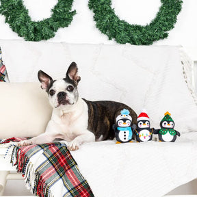 Petshop by Fringe Studio - Have an Ice Christmas Penguins Dog Toy