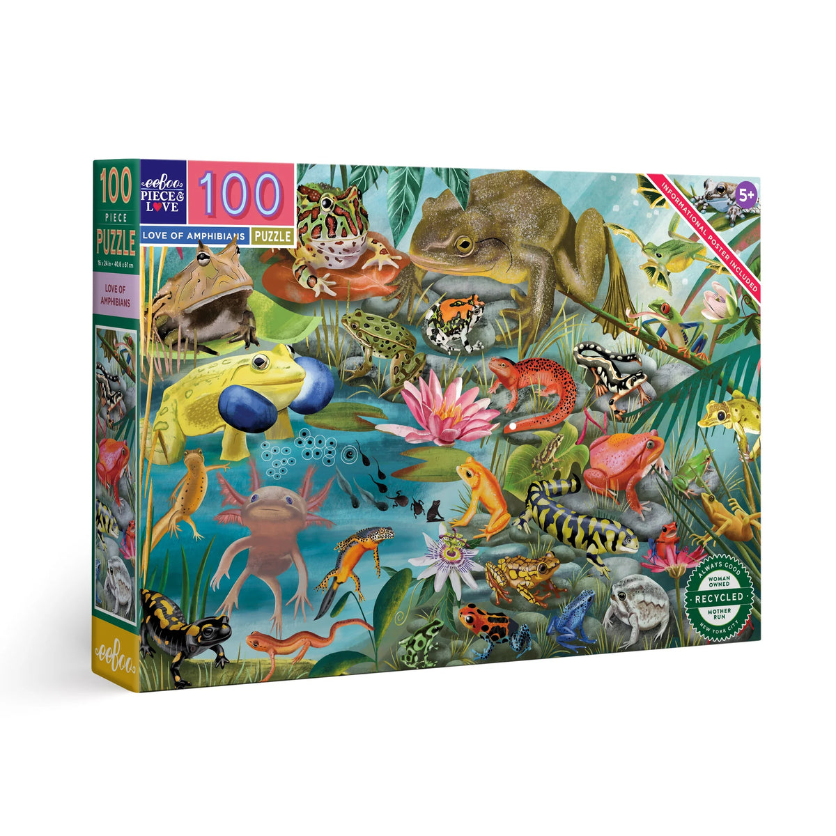 Love of Amphibians 100 Piece Puzzle