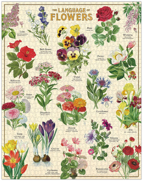 Cavallini & Co. - Puzzle Language of Flowers