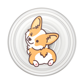 PopGrip Tranlucent Cheeky Corgi