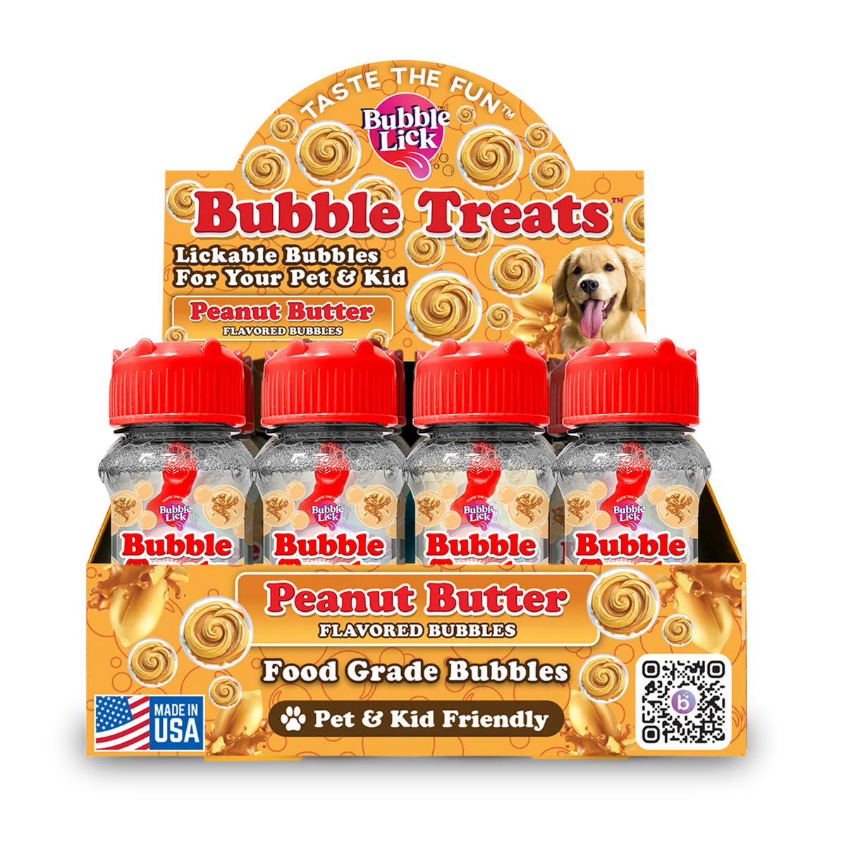 BubbleLick Pets Peanut Butter