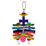 Rainbow Rattler Bird Toy