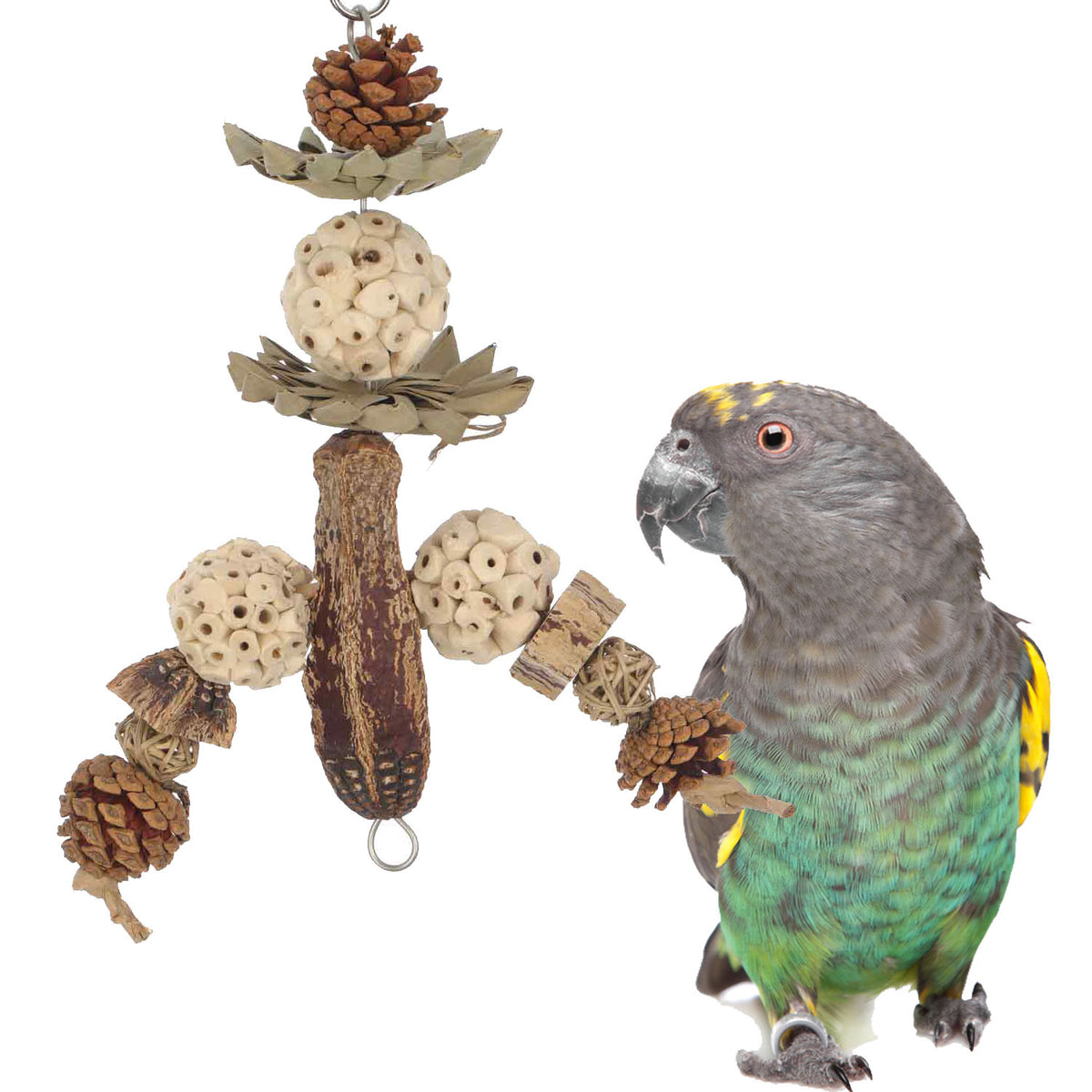 Palm Flower Tower Bird Toy