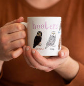 Mug Hooters Bird Pun Owl Fowl Language