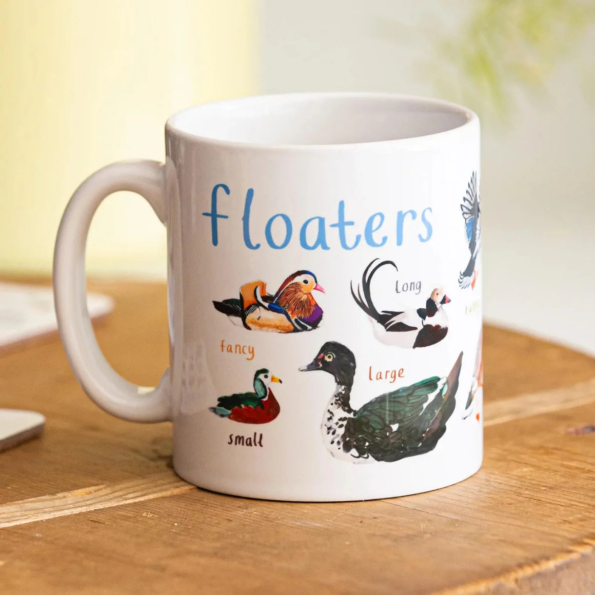 Mug Floaters Bird Pun Duck Fowl Language