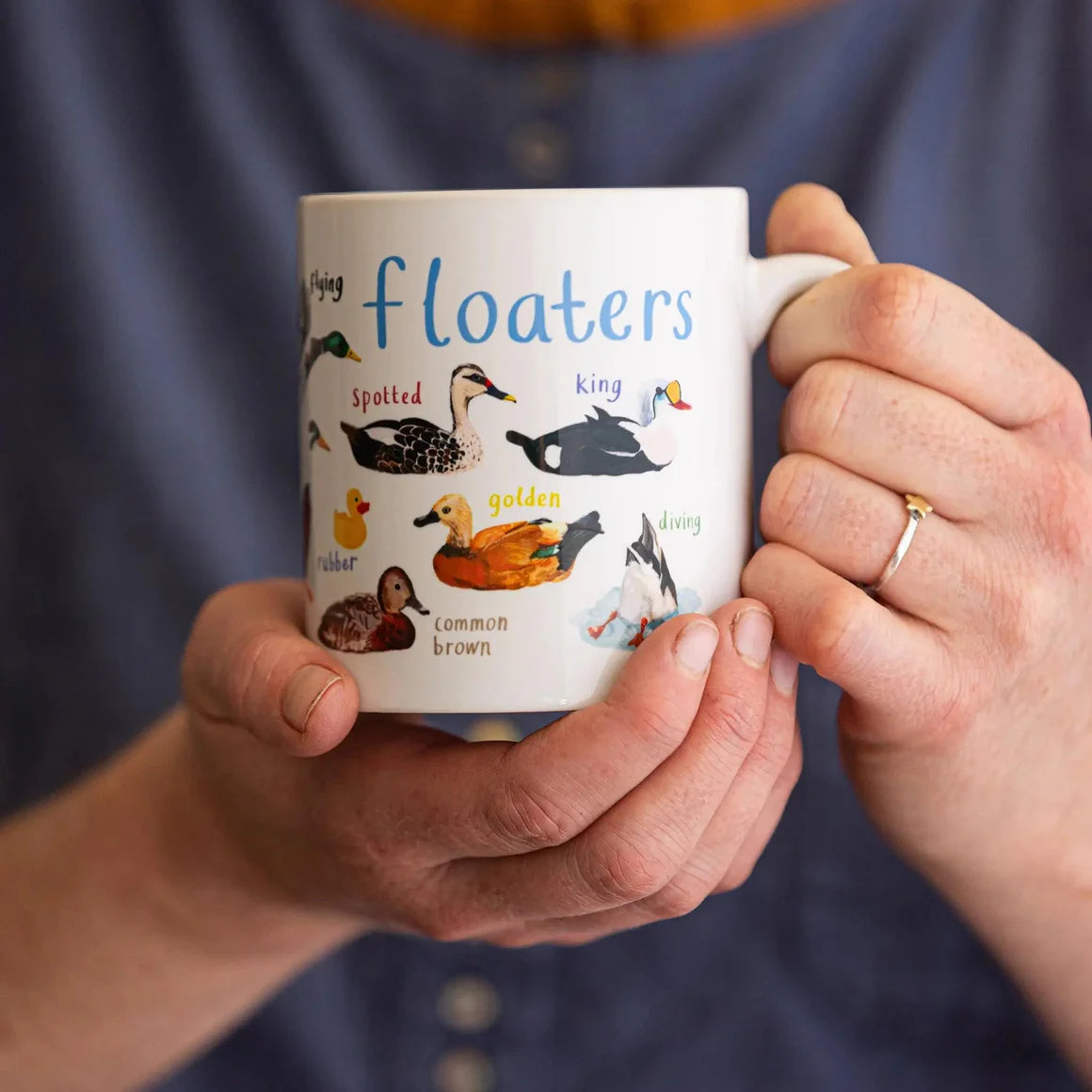 Mug Floaters Bird Pun Duck Fowl Language