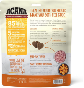 Champion Petfoods Acana - All Life Stages High-Protein Biscuits, Crunchy Turkey & Liver Recipe