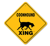 Coonhound X-ing Sign