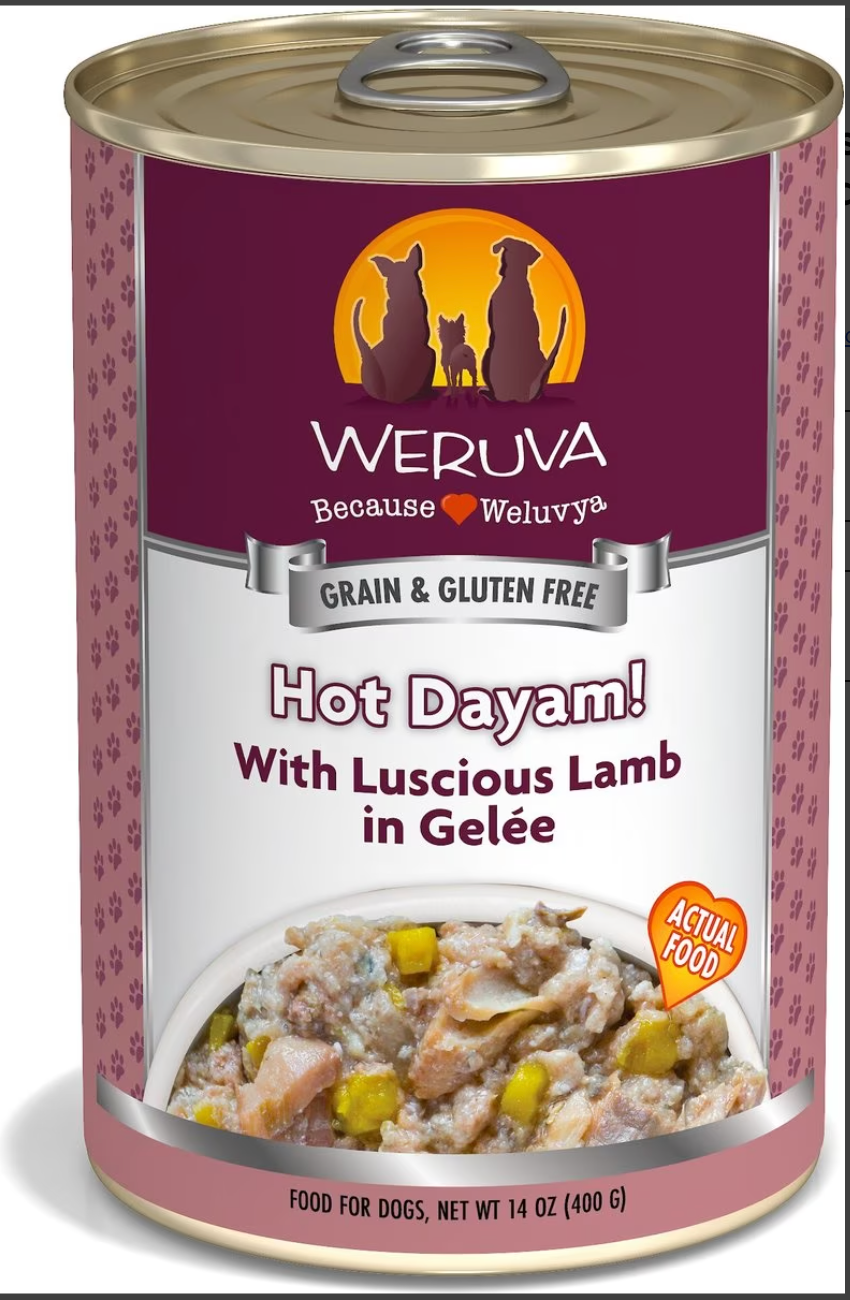 Weruva - All Breeds, Adult Dog Hot Dayam! with Luscious Lamb in Gelee Grain-Free Canned Dog Food