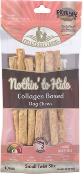 Nothin' To Hide Twists Salmon Rawhide Alternative Dog Chews