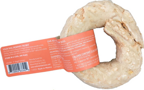 Nothin' To Hide Bagel Salmon Rawhide Alternative Dog Chews