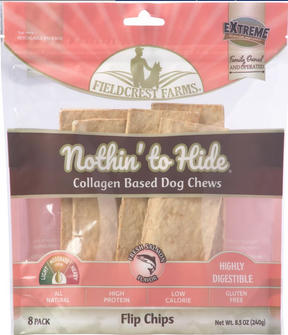 Fieldcrest Farms Nothin' to Hide Flip Chip Salmon Dog Chews