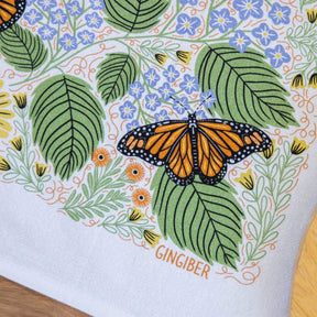 Gingiber Tea Towel Monarch Garden