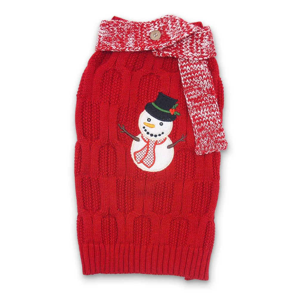 Dogo Pet - Sweater Scarf Snowman